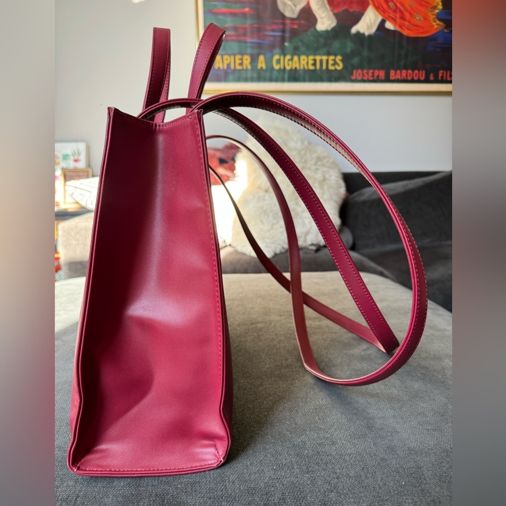 Telfar Oxblood Medium Shopping Bag, Sold Out Color - Picture 6 of 7